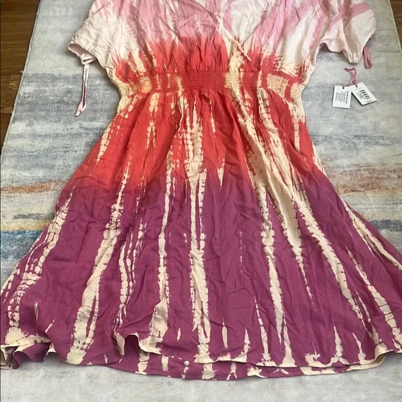 Simply Southern Pink and Purple Smocked Sundress - Picture 2 of 6